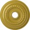 Ekena Millwork Oldham Ceiling Medallion (Fits Canopies up to 8 5/8"), 18"OD x 3 3/8"ID x 7/8"P, Rich Gold CM18OL1RGS - alternate 1